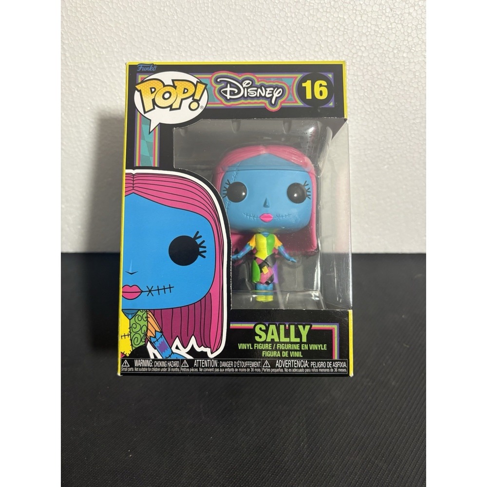 Disney Funko Pop! Nightmare‎ Before Christmas Sally Black Light #16 Figure